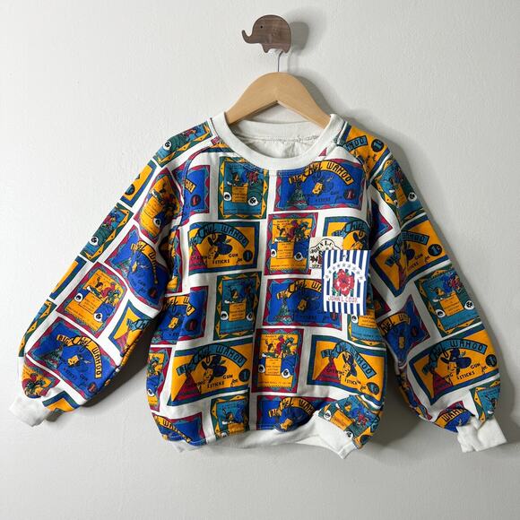 NWT  Vintage John L. Cook Jogging Suit Sweater Sz 5 - Picture 1 of 5